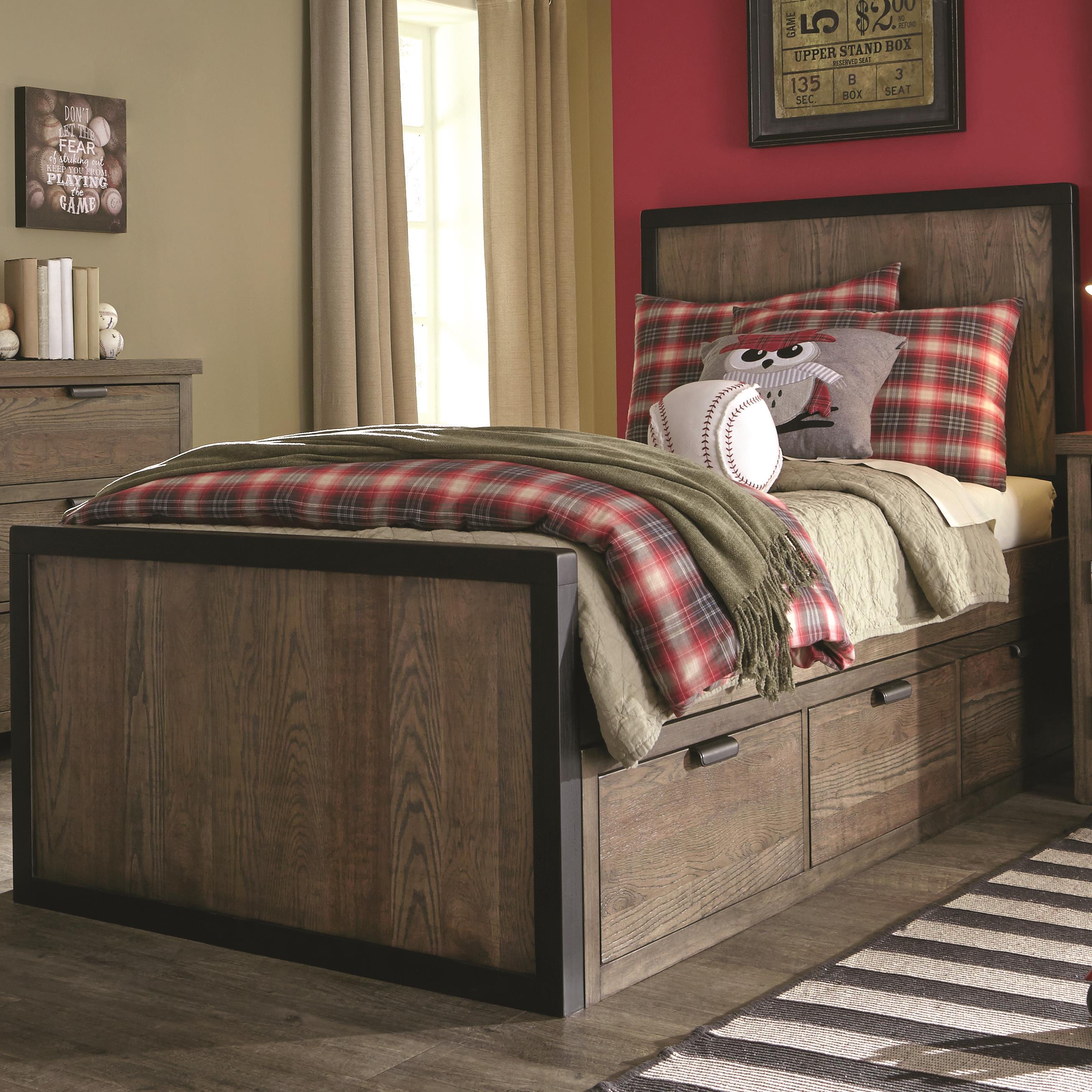 Legacy Classic Kids Fulton County Full Panel Bed with 3 Under Bed